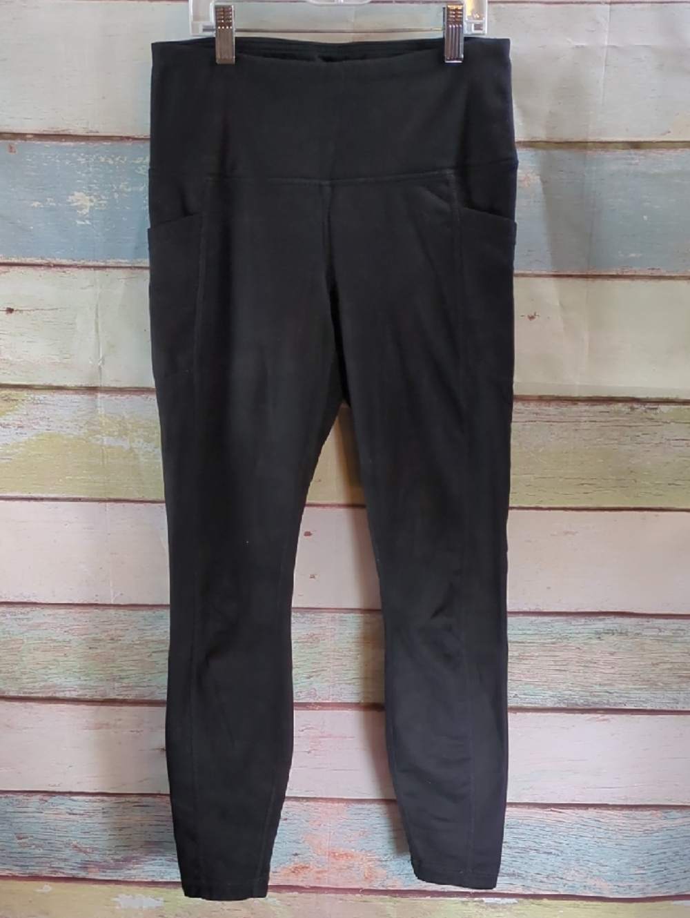 Yogalicious Black High-Waist Workout Leggings